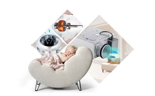 纳新新风系统高效过滤经久耐用24小时不间断送风