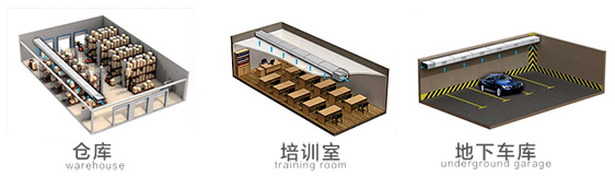 方形管道风机安装场景