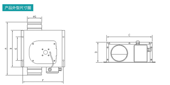 超薄排气扇尺寸图